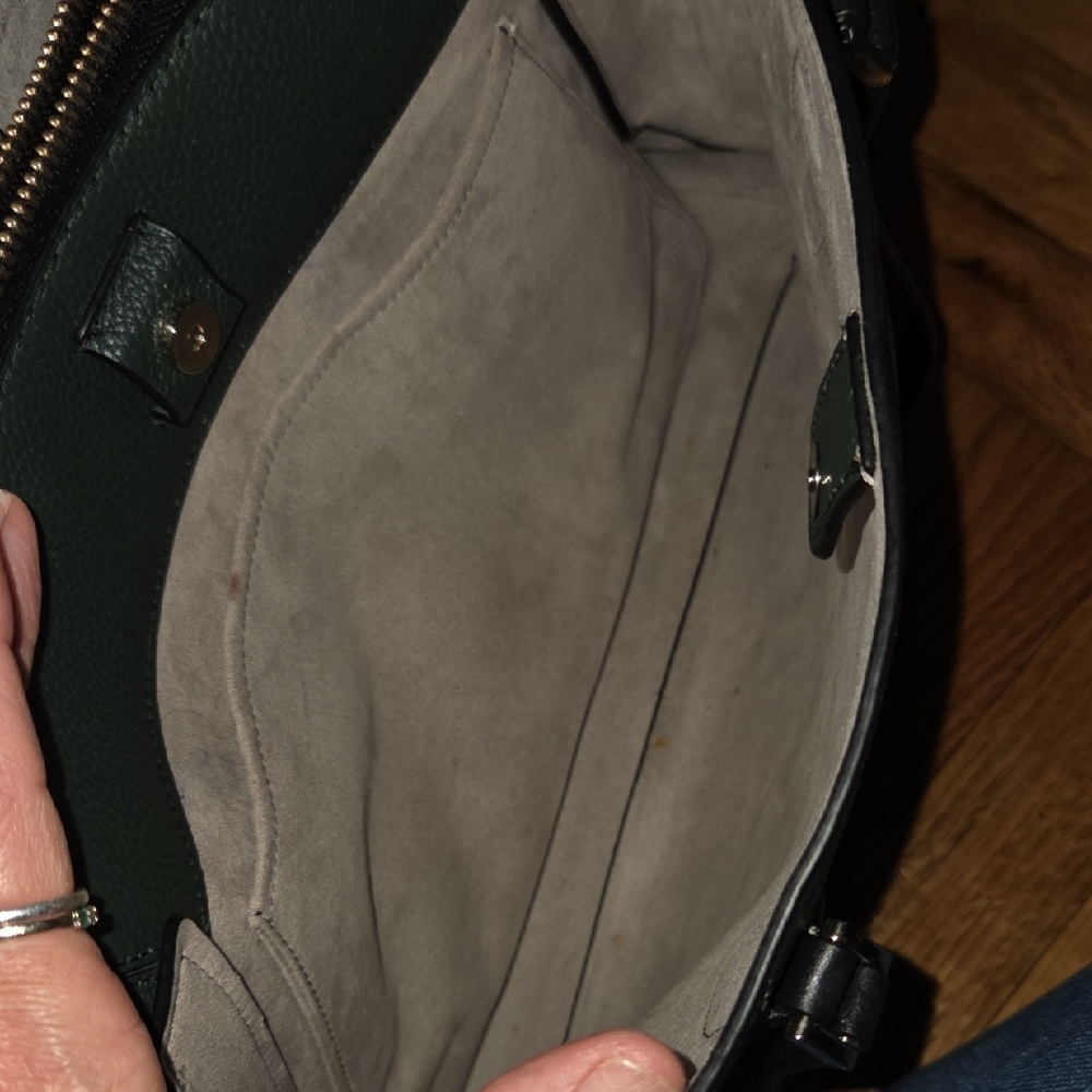 Kate Spade Forest Green Leather Handbag - Picture 11 of 17